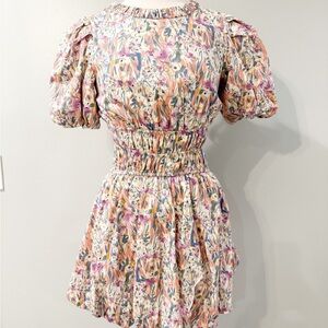 Floral bubble dress small adorable for spring &merci